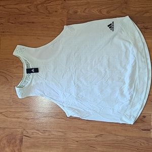 Adidas Women's Sport Tank Top Sleeveless Green Size XS